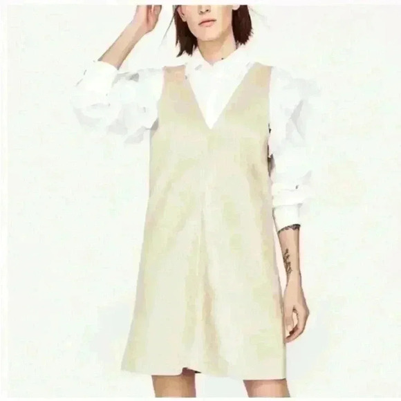 Zara Faux Suede Shift Dress